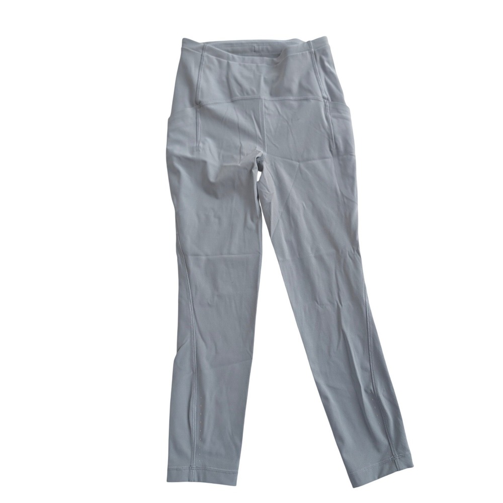Lululemon Swift Speed High-Rise Crop 23 Nulux Grey Running Leggings W6CUZS 4